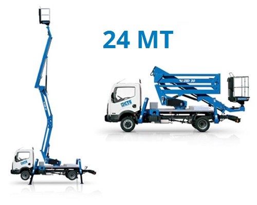 Piattaforme autocarrate 24 MT 	